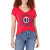 imageUltra Game Womens NBA Official VNeck Rhinestone Short Sleeve Tee ShirtTeam Color