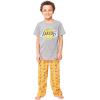imageUltra Game Youth NBA Official 2Piece PJs Lounge Pants amp Tee SetBoy Sizes