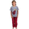imageUltra Game Youth NBA Official 2Piece PJs Lounge Pants amp Tee SetToddler Sizes