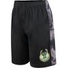 imageUltra Game Youth NBA Official Active Knit Slam Basketball Training Shorts with Breathable Satin Mesh PanelsBlack