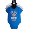 imageUltra Game Youth NBA Official Baby Super Soft Cotton 3 Pack Creeper BodysuitAssorted