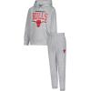 imageUltra Game Youth NBA Official Super Soft Hoodie Sweatshirt and Sweatpants Joggers SetHeather Gray