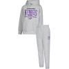 imageUltra Game Youth NBA Official Super Soft Hoodie Sweatshirt and Sweatpants Joggers SetHeather Gray
