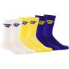 imageUltra Game boys Nba Official Athletic Cushioned Core Logo Team Crew Socks  3 PackAssorted