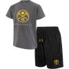 imageUltra Game boys Nba Official Super Soft Game Time Tshirt amp Shorts SetHeather Charcoal