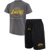 imageUltra Game boys Nba Official Super Soft Game Time Tshirt amp Shorts SetHeather Charcoal