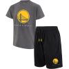 imageUltra Game boys Nba Official Super Soft Game Time Tshirt amp Shorts SetHeather Charcoal