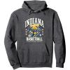 imageNBA Official Indiana Pacers Hardcover Pullover HoodieDark Heather Grey