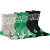 imageUltra Game Mens NBA Official Athletic Cushioned Vertical Attack Team Crew Socks3 PackTeam Color