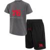 imageUltra Game boys Nba Official Super Soft Game Time Tshirt amp Shorts SetHeather Charcoal