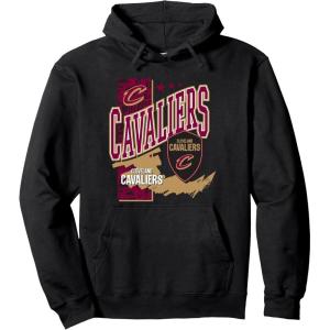 imageNBA Official Cleveland Cavaliers Barred Player Hunger Pullover HoodieBlack