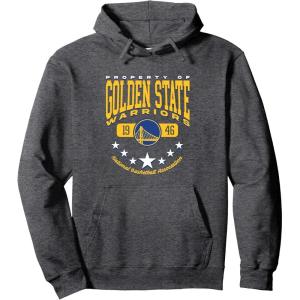 imageNBA Official Golden State Warriors Rising Star Happen Pullover HoodieDark Heather Grey
