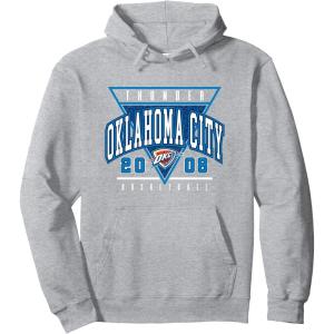 imageNBA Official Oklahoma City Thunder Dead Ball Hassle Pullover HoodieHeather Grey