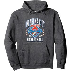 imageNBA Official Oklahoma City Thunder Hardcover Pullover HoodieDark Heather Grey