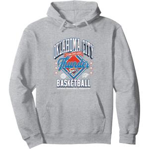 imageNBA Official Oklahoma City Thunder Hardcover Pullover HoodieHeather Grey