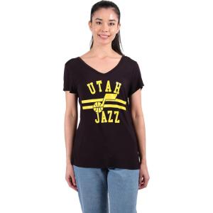 imageUltra Game Womens NBA Official VNeck Rhinestone Short Sleeve Tee ShirtTeam Color 2