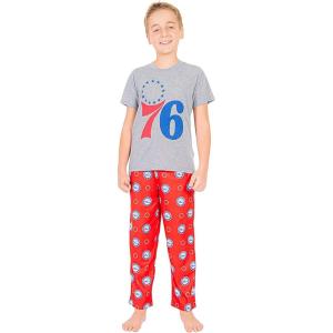 imageUltra Game Youth NBA Official 2Piece PJs Lounge Pants amp Tee SetBoy Sizes