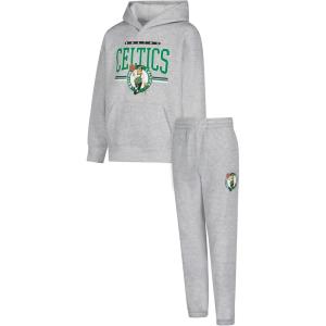 imageUltra Game Youth NBA Official Super Soft Hoodie Sweatshirt and Sweatpants Joggers SetHeather Gray