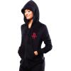 imageUltra Game Womens NBA Official Sleepwear Super Soft Fleece Onesie Pajama Hooded JumpsuitHouston Rockets