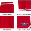 imageUltra Game Mens NBA Official Soft Air Mesh Ultimate Basketball Shorts  Classic Fit  Team ColorTeam Color
